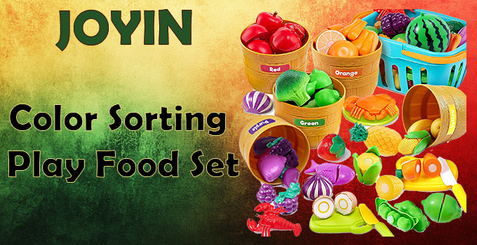 JOYIN Color Sorting Play Food Set Review