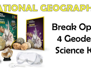 NATIONAL GEOGRAPHIC Break Open 4 Geodes Science Kit